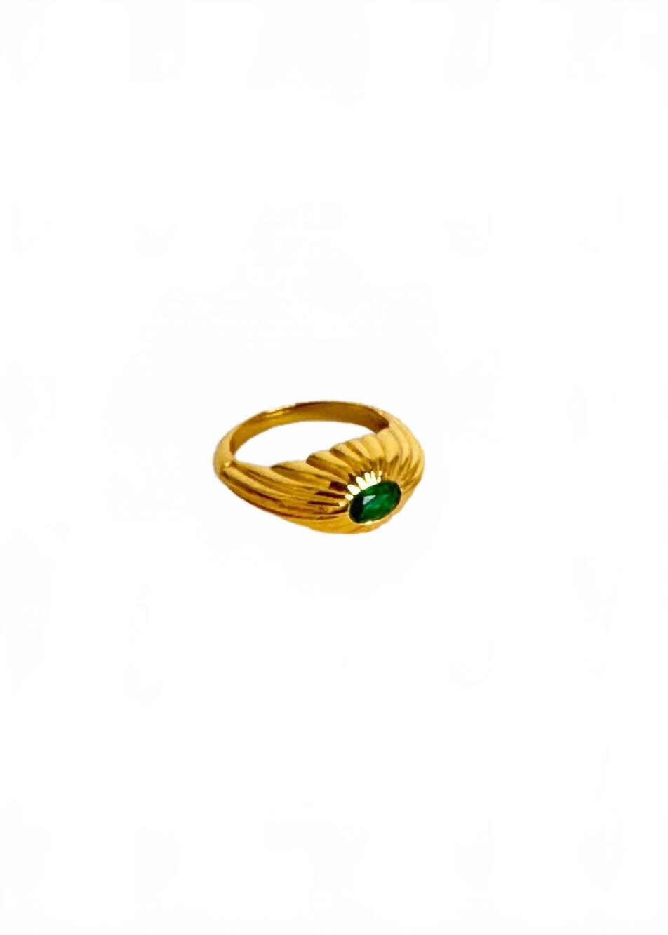 NEW SHYLA women's remy ring in emerald